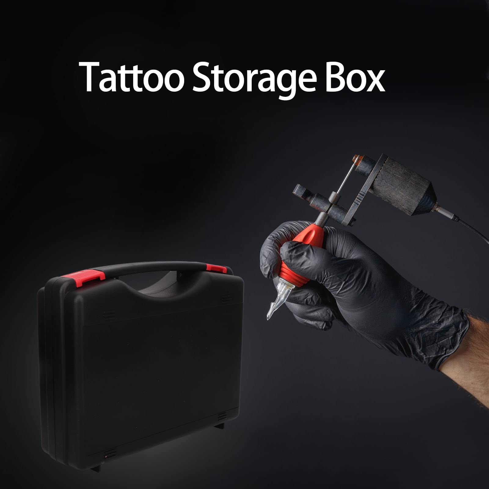 Amazon | タトゥーキットキャリングケース ダブルロックタトゥーキット